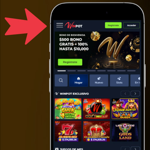 Inicie sesi&oacute;n en el sitio web de Winpot